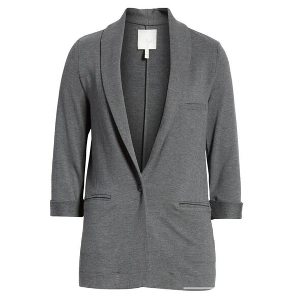 Joie Neville Knit Blazer XXS Gray Jacket Classy - Picture 1 of 7